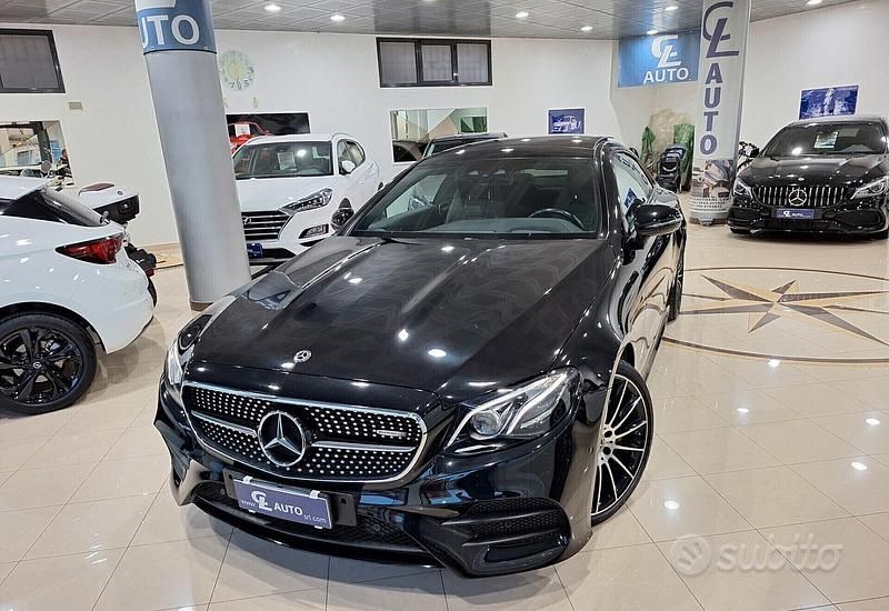 Usata Mercedes E220 Premium Plus 194 CV (142 kW) 2019 Nero Coupé