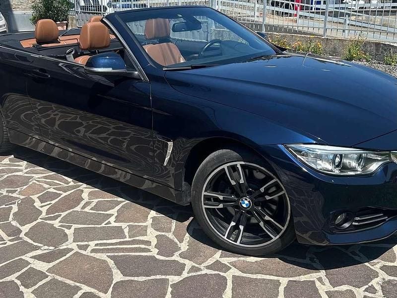 Usata BMW 428 Luxury Line 245 CV (180 kW) 2014 Blu/azzurro Cabrio