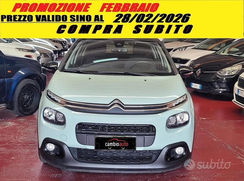 Usata Citroën C3 PureTech 81 CV (59 kW) 2018 Verde Utilitaria