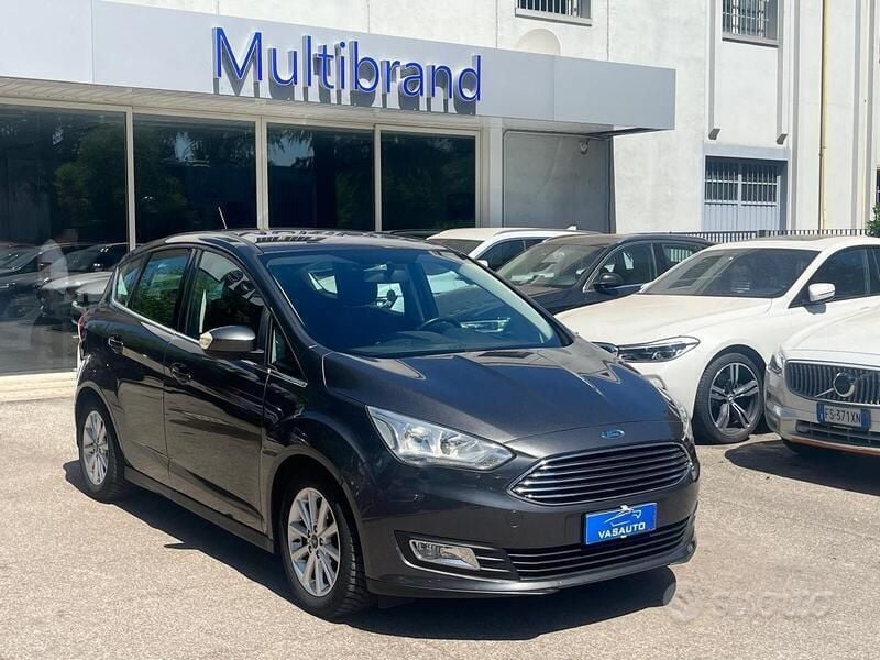 Grigio Usata 2017 Ford C-MAX Titanium X Monovolume | 7500 € (Buon prezzo) - Immagine 1/4