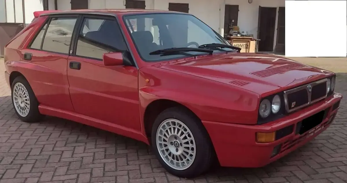 Usata Lancia Delta 131 CV (96 kW) 1990 Rosso Utilitaria