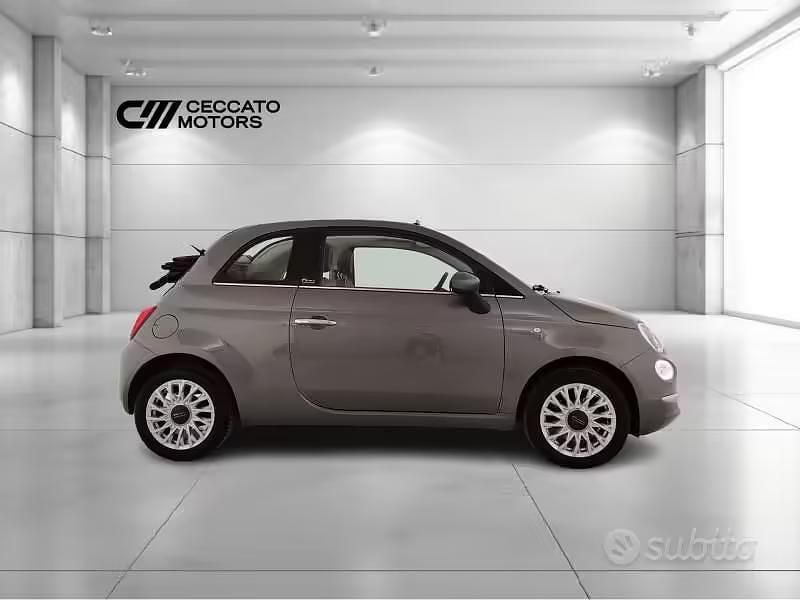 Usata Fiat 500C Lounge 69 CV (50 kW) 2017 Grigio Cabrio