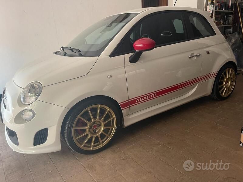 Usata Abarth 500 135 CV (99 kW) 2008 Bianco Utilitaria