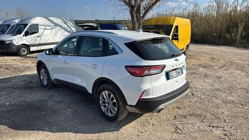 Usata Ford Kuga Business Edition 150 CV (110 kW) 2021 Frozen white pastello SUV