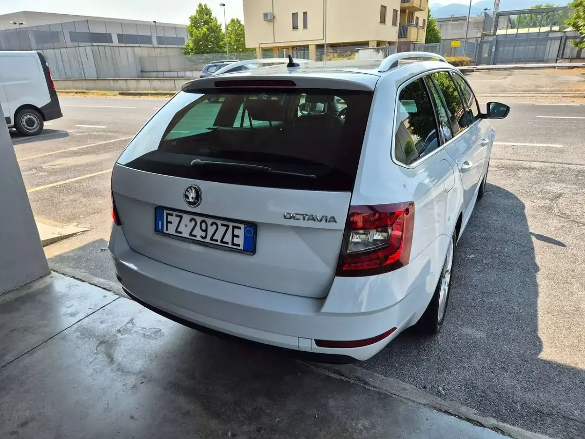 Usata Skoda Octavia G-TEC Ambition 131 CV (96 kW) 2020 Bianco Station wagon