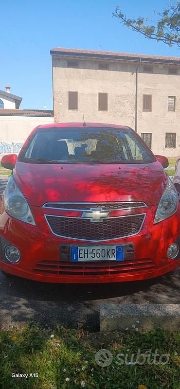 Usata Chevrolet Spark 68 CV (50 kW) 2011 Rosso Utilitaria