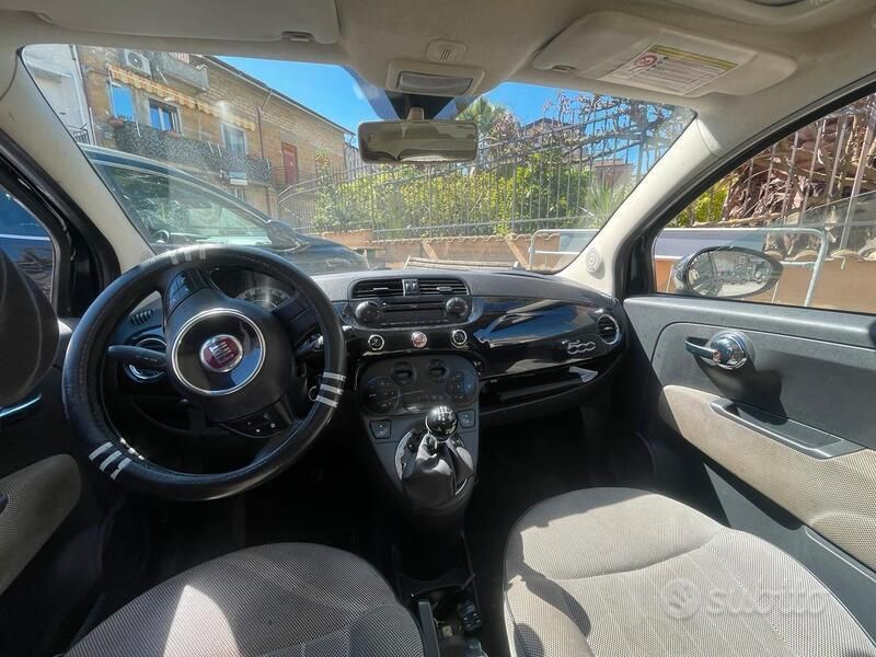 Usata Fiat 500 2008 Nero Utilitaria