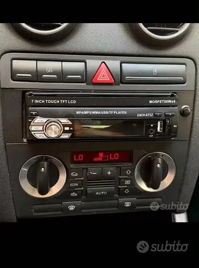 Usata Audi A3 105 CV (77 kW) 2006 Nero Utilitaria