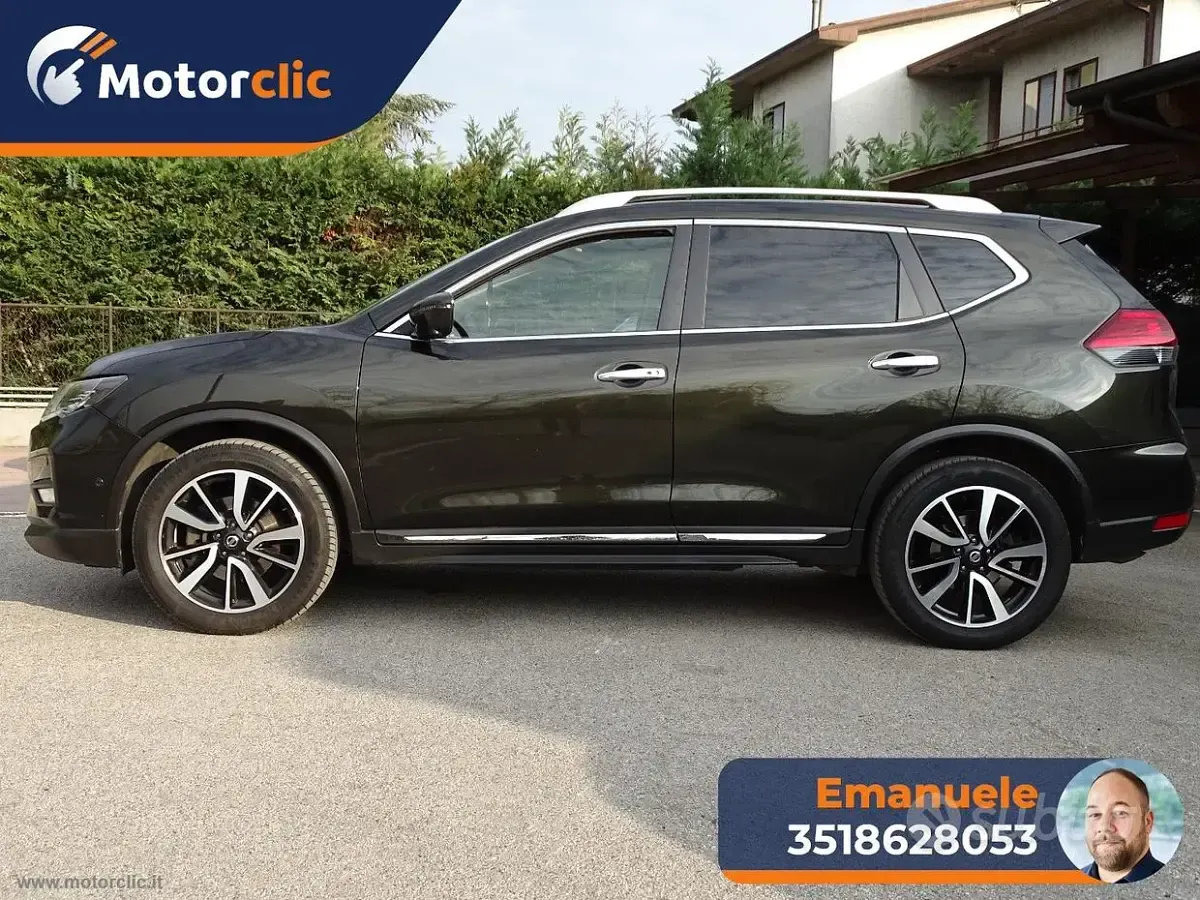Usata Nissan X-Trail Tekna 150 CV (110 kW) 2019 Verde SUV