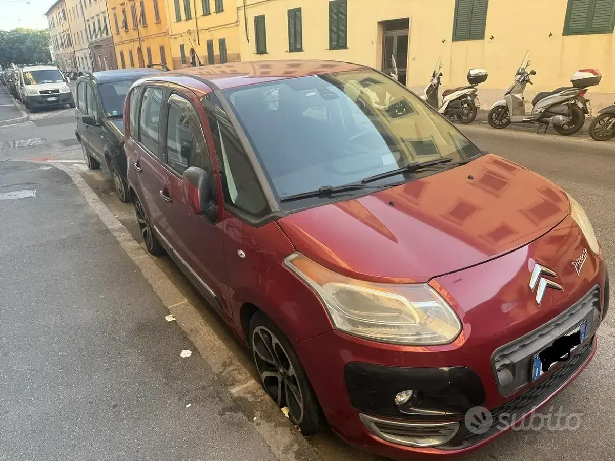 Usata Citroën C3 Picasso Exclusive 95 CV (69 kW) 2009 Rosso Monovolume