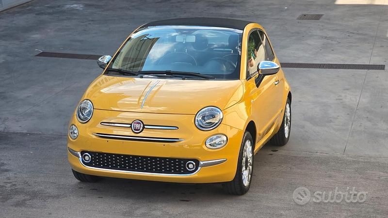 Giallo Usata 2016 Fiat 500 Cabrio | 7990 € - Immagine 1/4