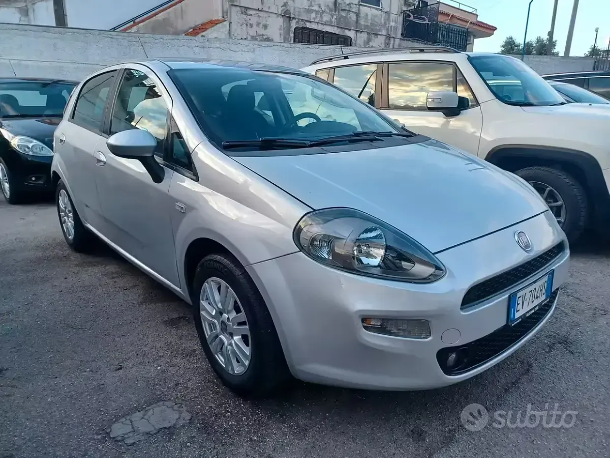 Usata Fiat Punto Lounge 69 CV (50 kW) 2014 Grigio Utilitaria
