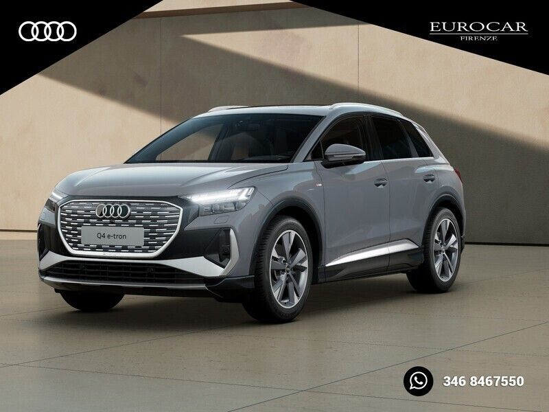 Grigio selce Nuova 2025 Audi Q4 e-tron S-Line SUV | 51.900 € (Super prezzo) - Immagine 1/4