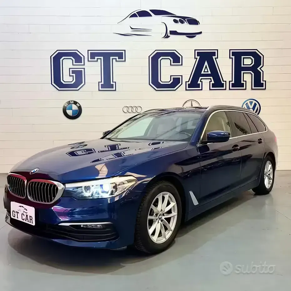 Usata BMW 520 Luxury Line 190 CV (139 kW) 2019 Blu Station wagon