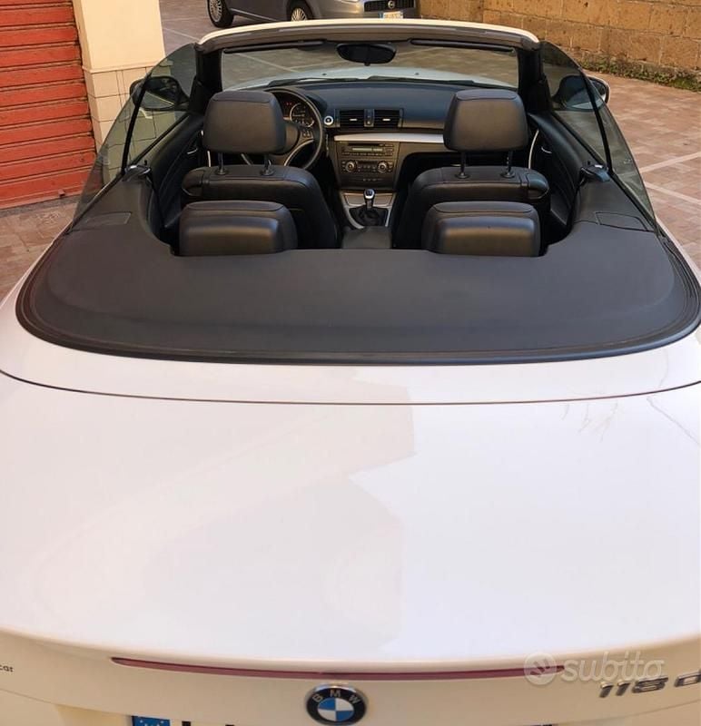 Usata BMW 118 Cabriolet 2011 Bianco Cabrio