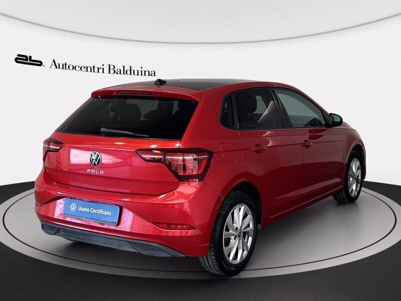 Usata VW Polo Style 95 CV (69 kW) 2022 Kings red metalizzato Utilitaria