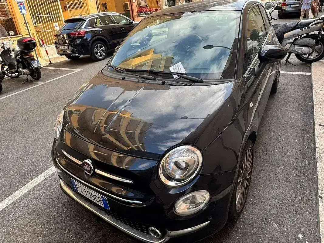 Usata Fiat 500 Lounge 69 CV (50 kW) 2019 Nero Utilitaria