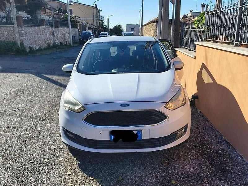 Usata Ford C-MAX Titanium 120 CV (88 kW) 2015 Bianco Monovolume