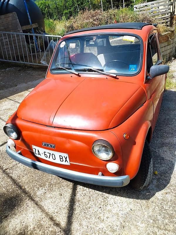 Usata Fiat 500 1960 Rosso Utilitaria