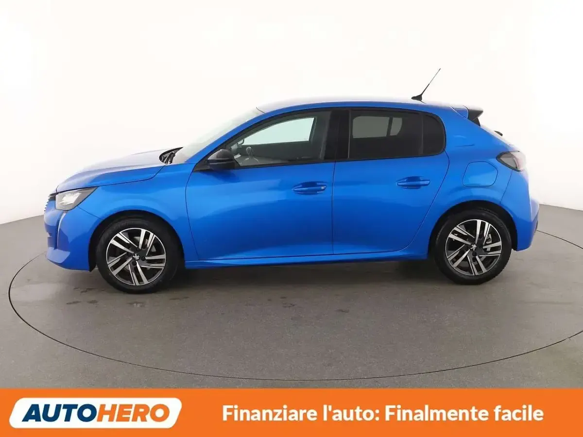Usata Peugeot 208 Allure 101 CV (74 kW) 2022 Blu Utilitaria