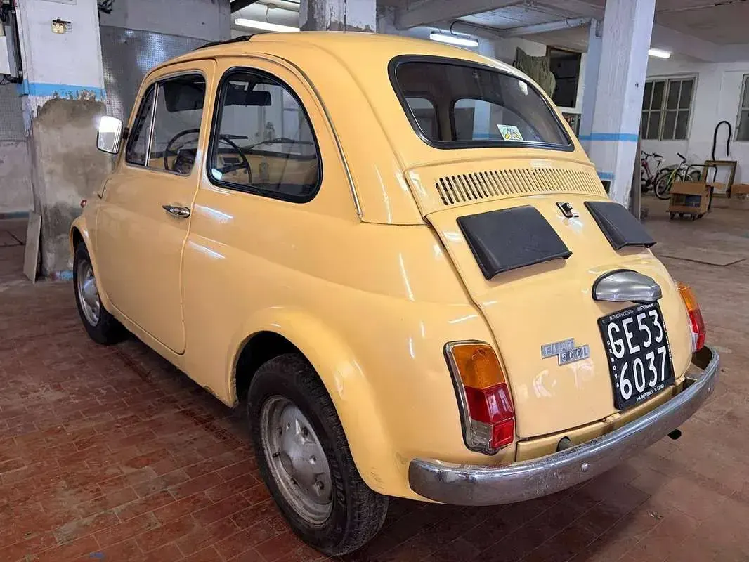 Usata Fiat 500 18 CV (13 kW) 1974 Giallo Utilitaria