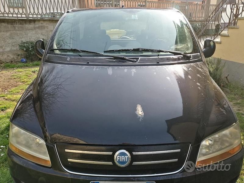 Usata Fiat Multipla 103 CV (75 kW) 2006 Nero Monovolume