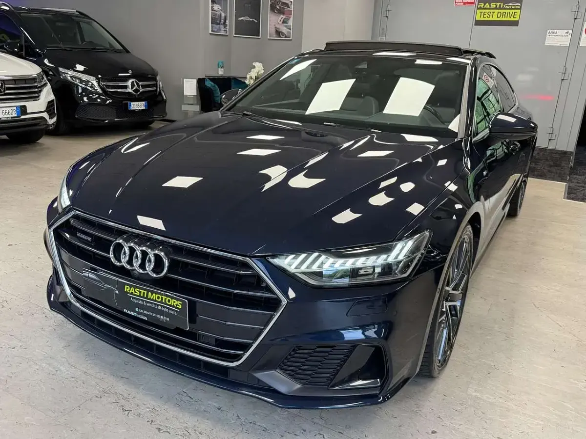 Usata Audi A7 Sportback Ambiente 286 CV (210 kW) 2019 Blu/azzurro Utilitaria