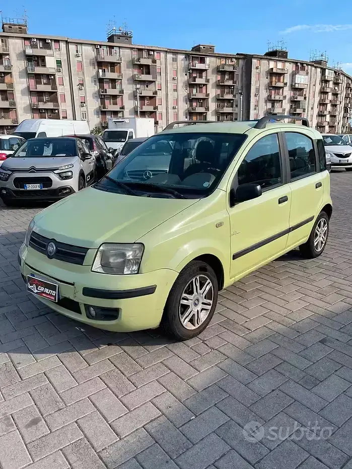 Usata Fiat Panda Emotion 69 CV (50 kW) 2006 Verde Utilitaria