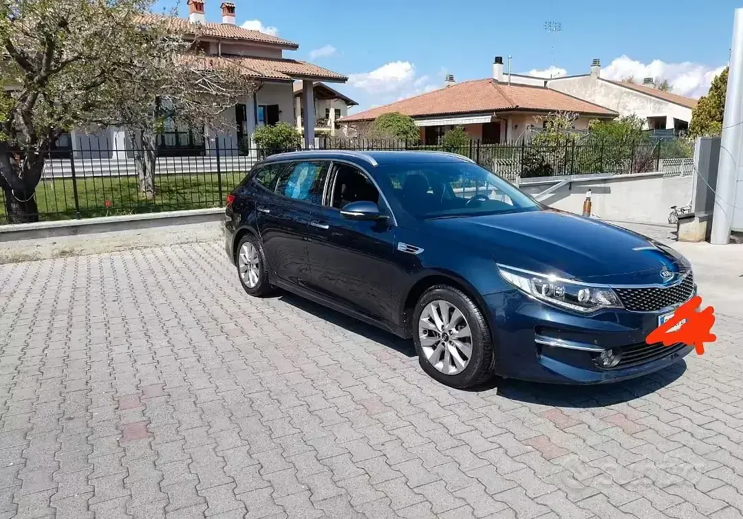Usata Kia Optima 141 CV (103 kW) 2017 Blu/azzurro Station wagon