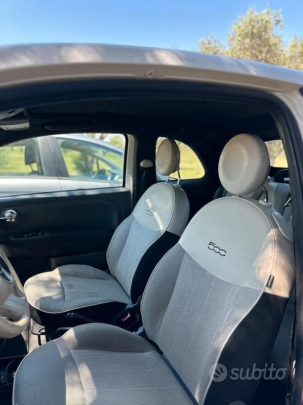 Usata Fiat 500 95 CV (69 kW) 2014 Bianco Cabrio