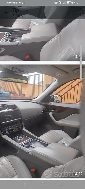 Usata Jaguar F-Pace 180 CV (132 kW) 2017 Verde SUV