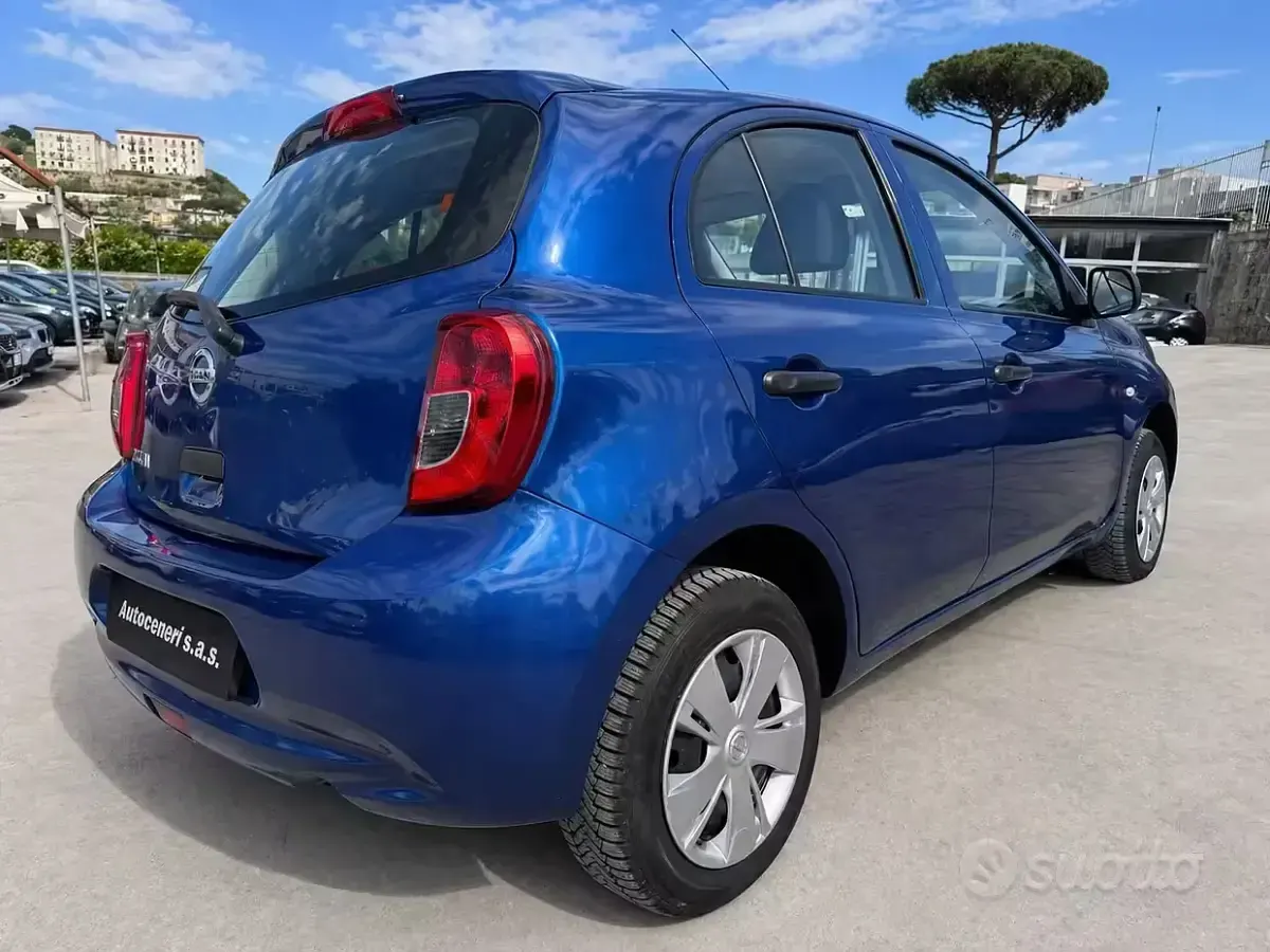 Occasion Nissan Micra Acenta 80 PK (58 kW) 2015 Blauw Hatchback