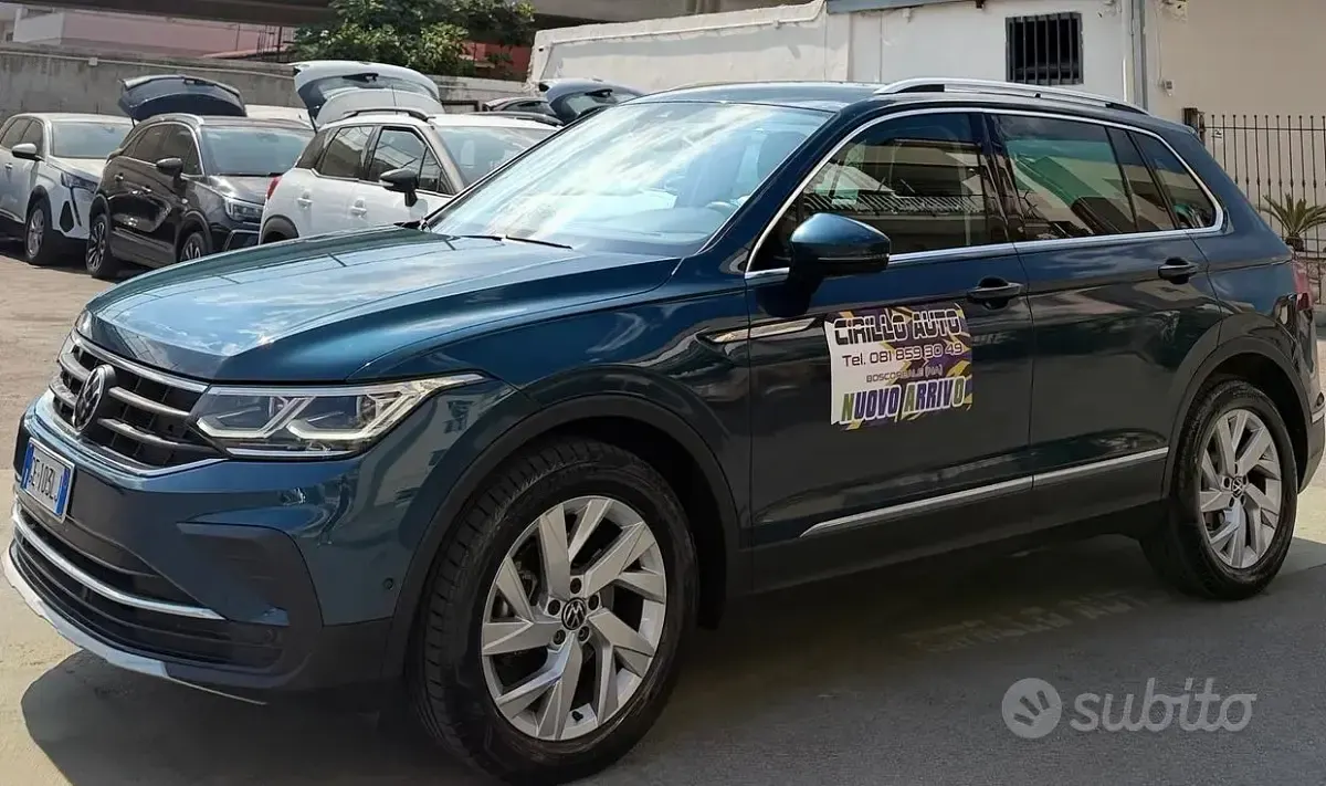 Usata VW Tiguan 150 CV (110 kW) 2021 Bluazzurro SUV