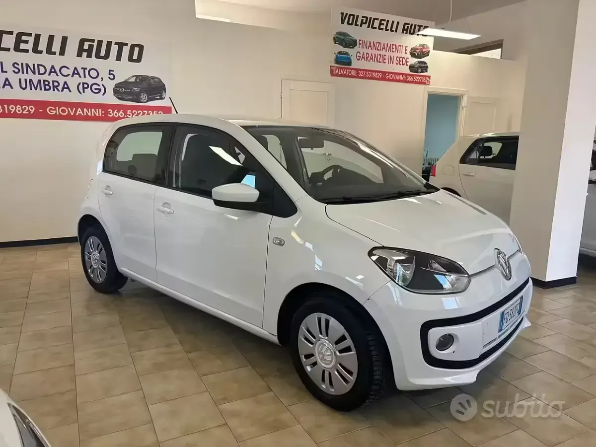 Begagnad VW up! 68 HK (50 kW) 2016 Vit Halvkombi