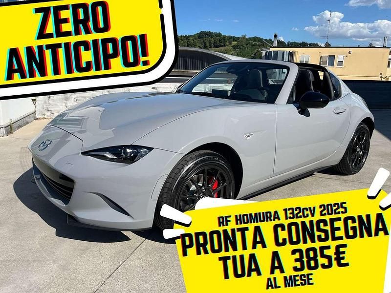Nuova Mazda MX5 Homura-Line 132 CV (97 kW) 2025 Bianco Cabrio