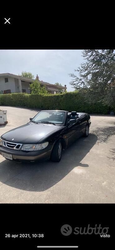 Usata Saab 900 Cabriolet 185 CV (136 kW) 1996 Nero Cabrio