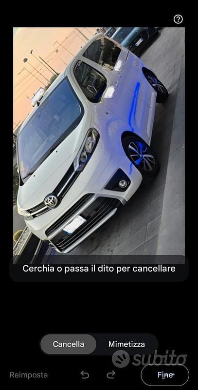 Usata Toyota Proace 2017 Bianco Monovolume