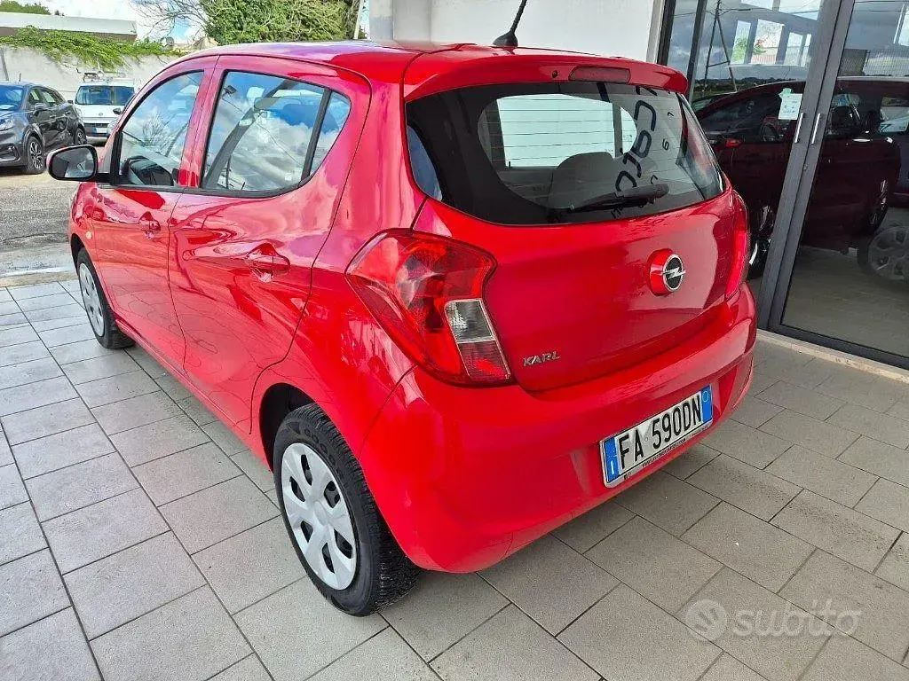 Usata Opel Karl 75 CV (55 kW) 2015 Rosso Utilitaria