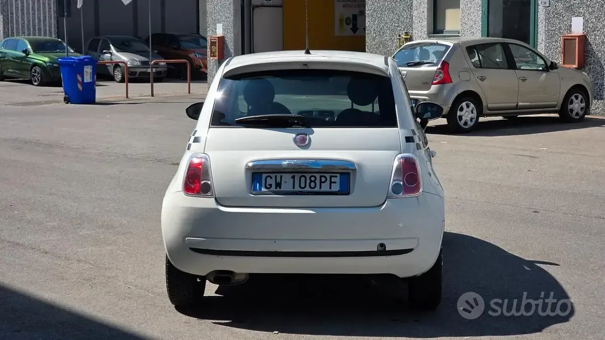 Begagnad Fiat 500 Sport 69 HK (50 kW) 2009 Vit Cab