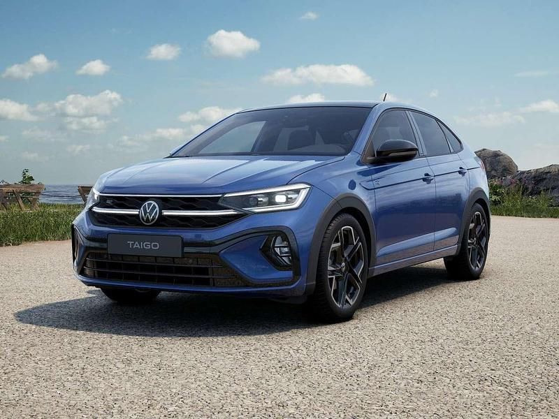 Nuova VW Taigo R-line Plus 116 CV (85 kW) 2025 Reef blue metallizzato nero SUV