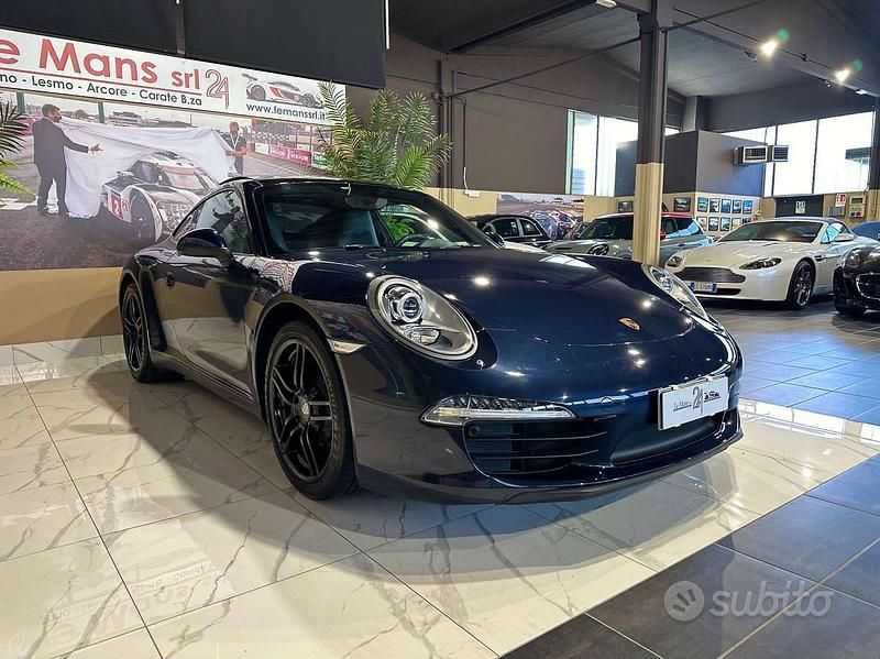 Usata Porsche 911 Carrera 350 CV (257 kW) 2012 Blu Coupé