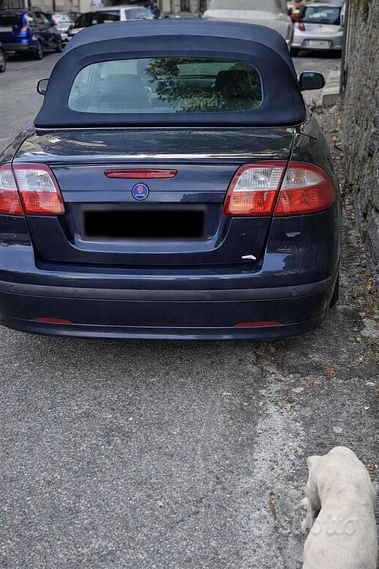 Usata Saab 9-3 Cabriolet Vector 2004 Blu Cabrio