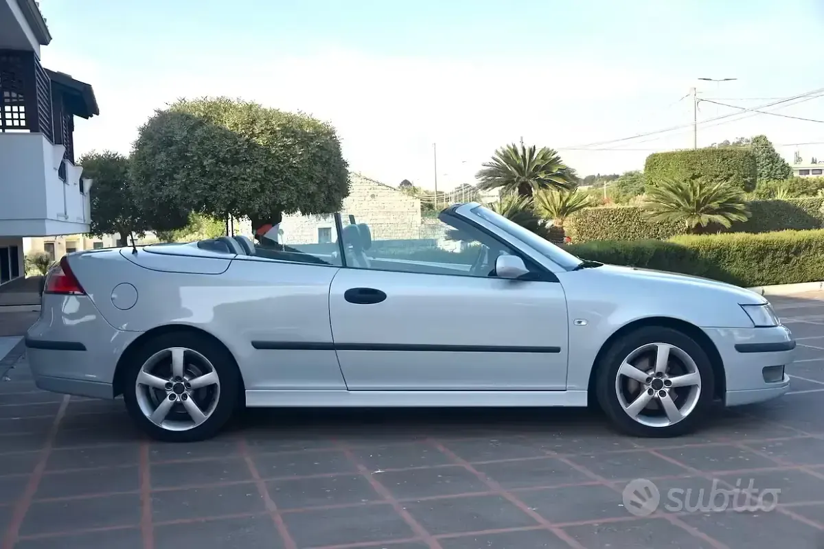 Usata Saab 9-3 Cabriolet Vector 150 CV (110 kW) 2006 Grigio Cabrio