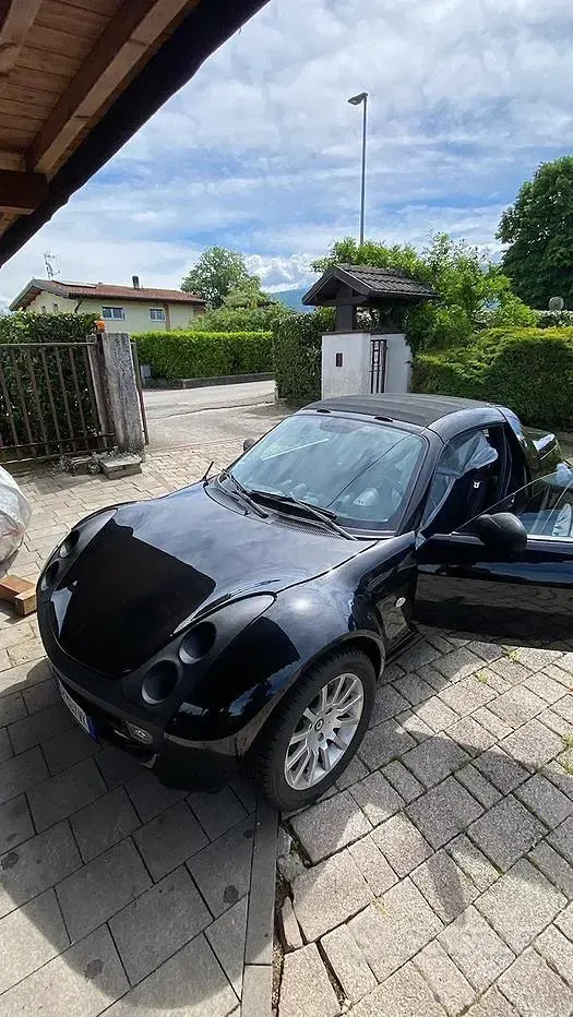 Usata Smart Roadster 82 CV (60 kW) 2004 Nero Cabrio