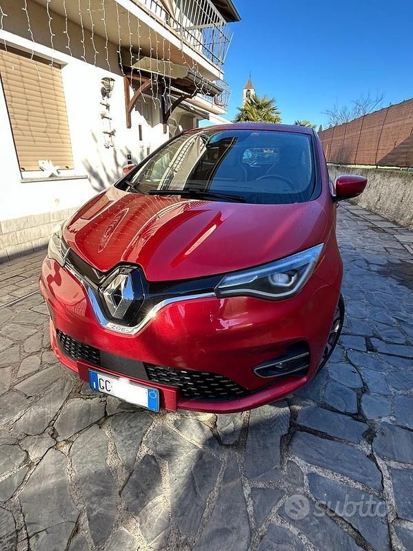 Usata Renault Zoe Intens 100 kW (136 CV) 2020 Rosso Utilitaria