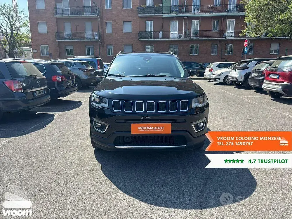 Usata Jeep Compass Limited 140 CV (102 kW) 2018 Nero SUV