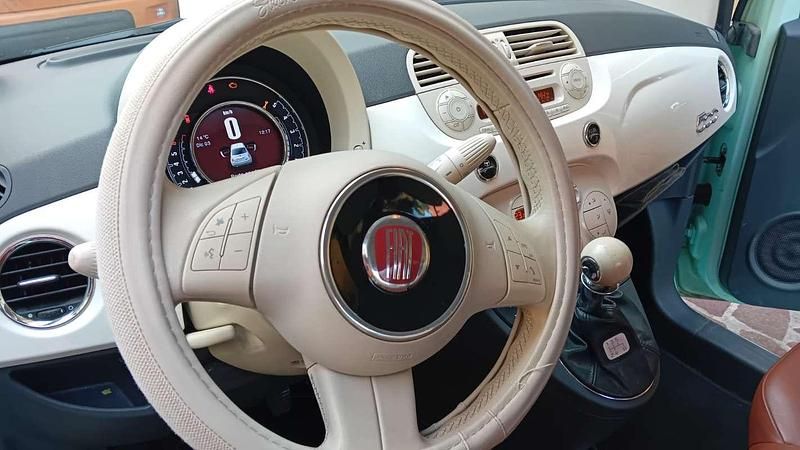 Usata Fiat 500C 69 CV (50 kW) 2016 Verde Cabrio