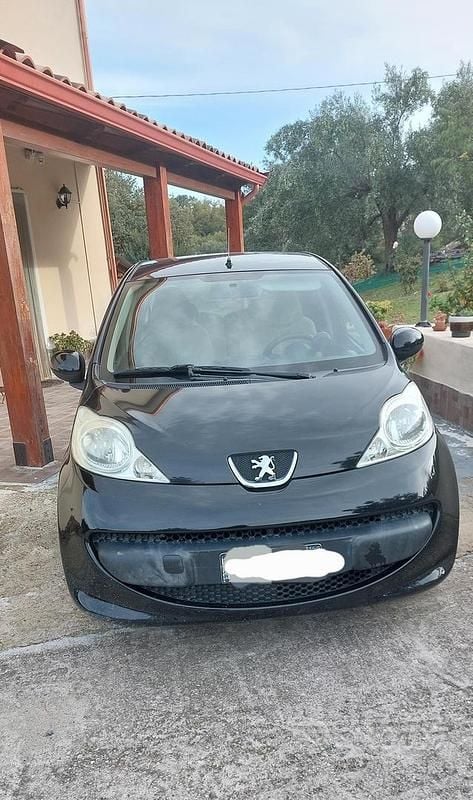Usata Peugeot 107 2007 Nero Utilitaria
