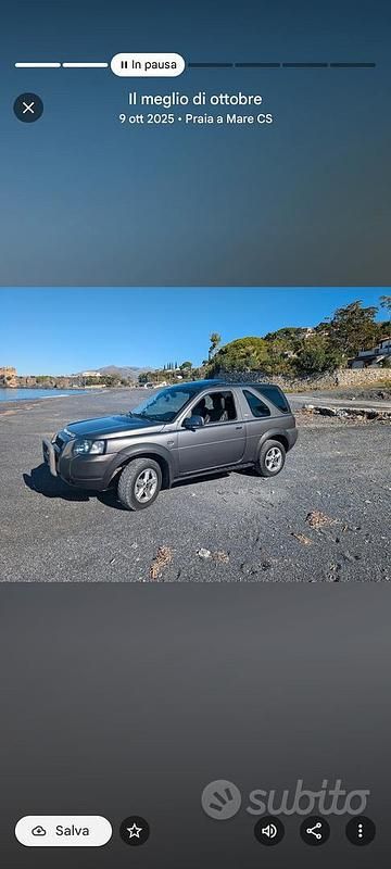 Usata Land Rover Freelander 111 CV (81 kW) 2002 Grigio SUV