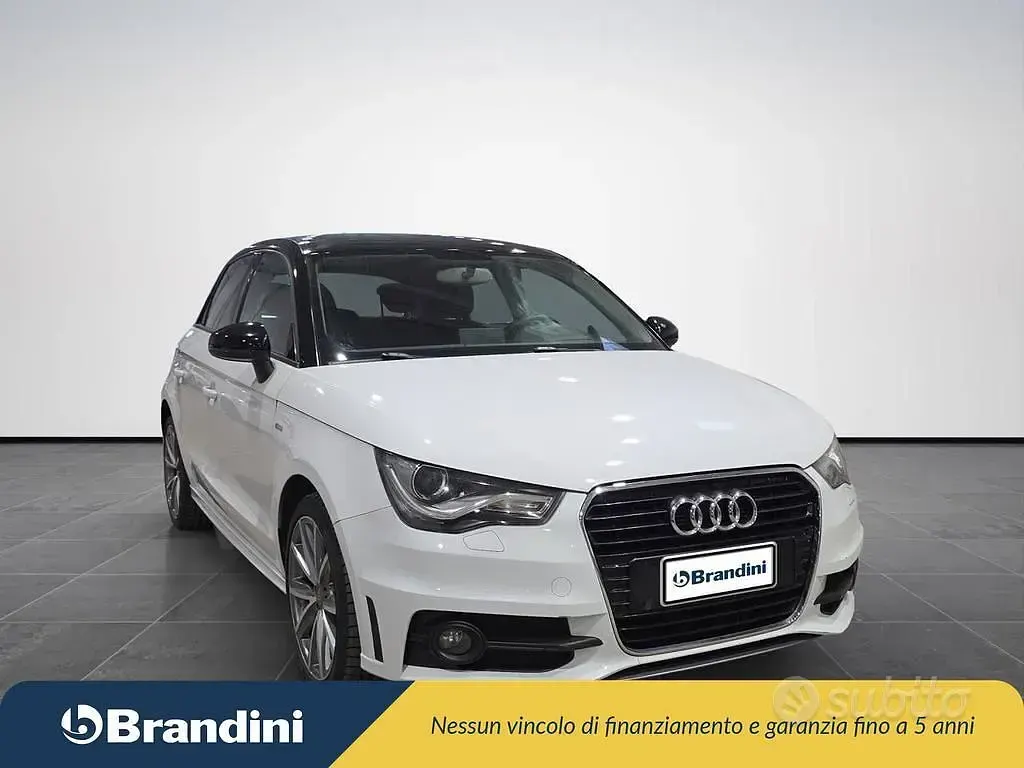 Usata Audi A1 Sportback S-Line 86 CV (63 kW) 2014 Bianco Utilitaria
